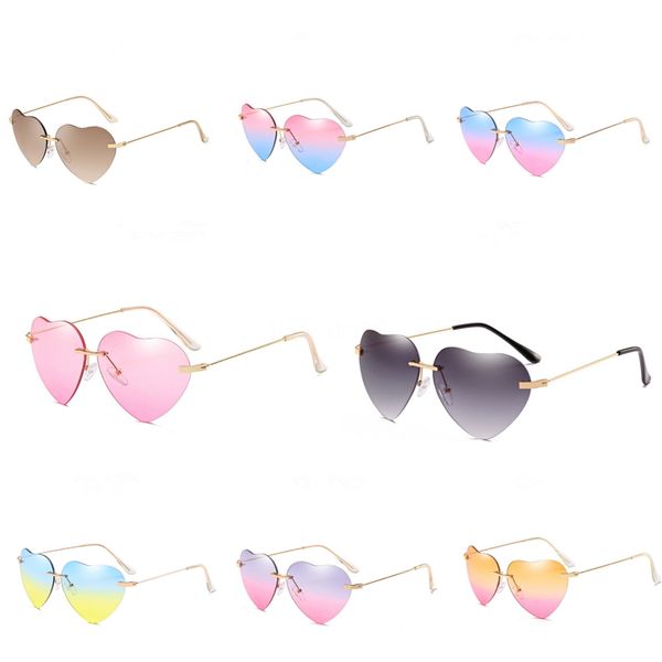 

new modern stylish men heart-shaped sunglasee flat square glasses for women fashion vintage sunglass oculos de sol #56029, White;black