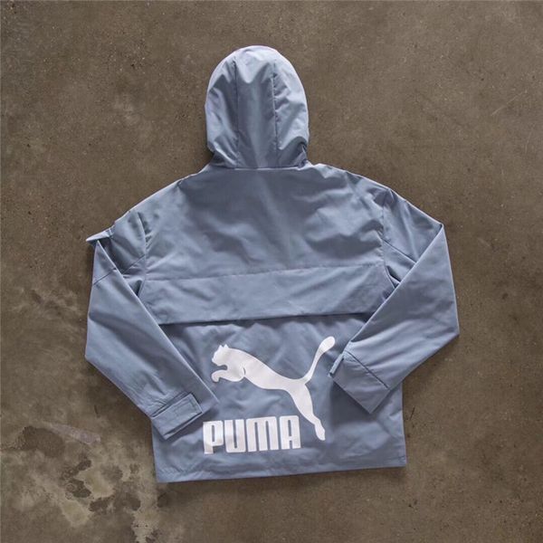 

puma мужская дизайнерская куртка осень топ бренд спортивная одежда для мужчин женщин пара капюшон повседневная молния ветровка письмо вышивк, Black;brown