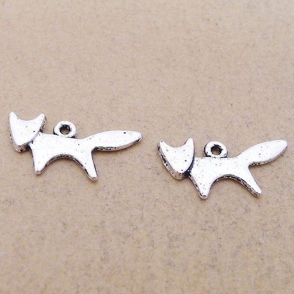 

a4213 ancient silver 200/ package alloy fox ornaments parts diy ornaments parts 0.7 g, Bronze;silver