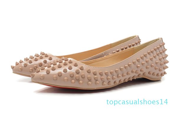 

brand glitter red bottom spiked flat shoes women luxury red sole shoes sequins heels party wedding shoes pointed toe pumps t14, Black