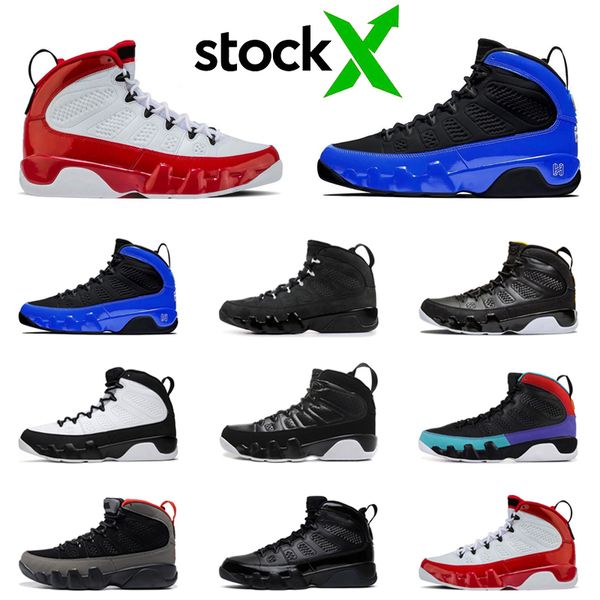

stock x jumpman 9 9s men basketball shoes gym red black white bred citrus anthracite racer blue space jace mens trainers sports sneakers