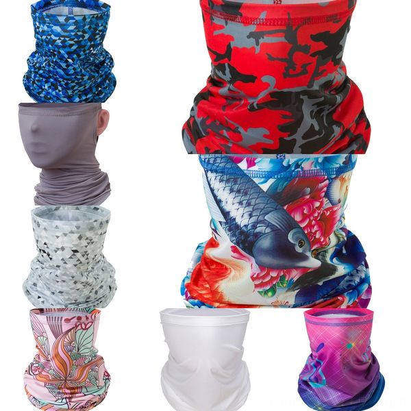 

yopdy stylish mask face magic scarf scarf cover outdoor sports windproof cycling headband neck protector bandanas face mask, Black