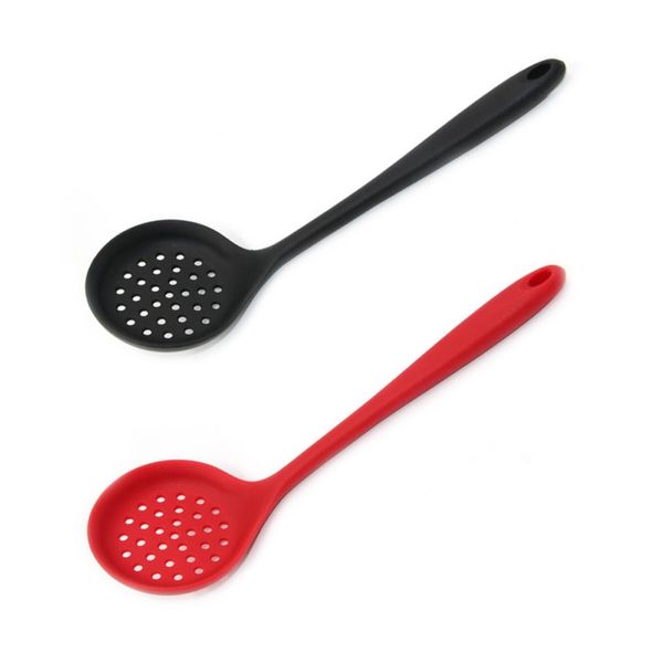 

filter self draining strainer colander cooking spoon professional kitchen tool silicone dishwasher safe other kitchen dining bar