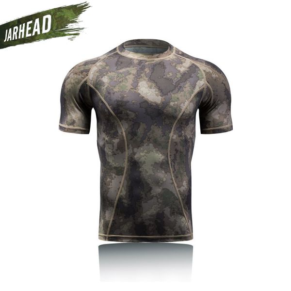 

polyester breathable tactical t-shirt men paintball camo shirt quick drying camouflage t shirt, Gray;blue