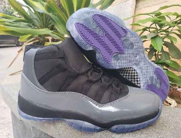 

2019 11s new high black grey blue men outdoor shoes concord gym red bred barons grey sneakers