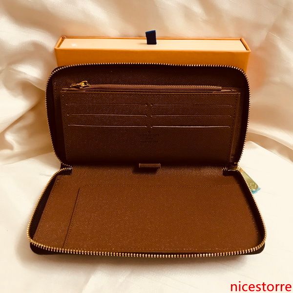 

m60002 luxury designer organizer zippy organizer wallet women s zipper long wallet mono gram canvers leather wholesale price
