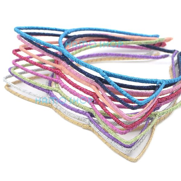 

10pcs cat kitty ears headband metal fabric cute fashion hair accessories headwear party