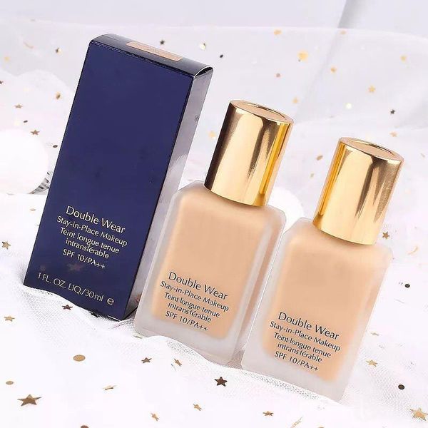 

Top Quality maquillage Makeup foundation Double Wear DW Stay-in-Place Makeup Liquid Foundation Brands 30ml DHL Free Shipping