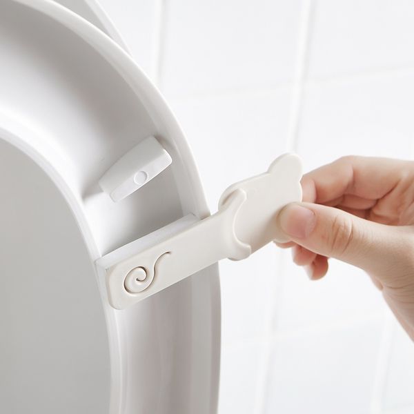

1pc cute animals bathroom toilet seat cover lifter convenient lifting device handle bathroom accessories toilet seat lifters