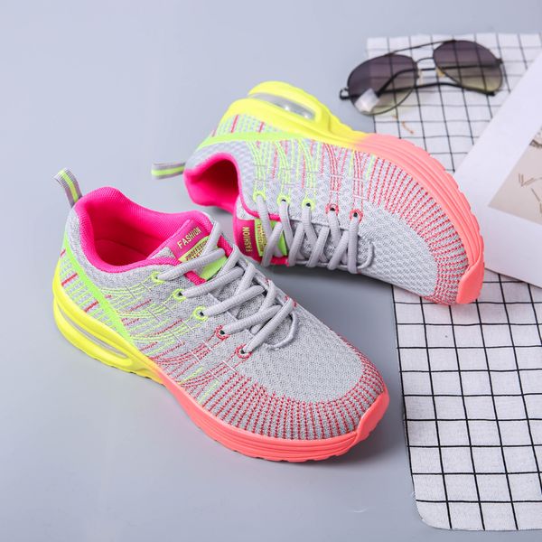 

multicolor mesh кроссовки женщины кроссовки дышащий на воздушной подушке размер 35-42 легкий фитнес спортивная обувь женский