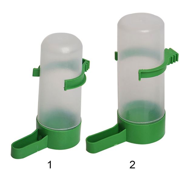 

60ml / 140ml попугай птица пьющий feeder полив пластиковый с зажимом для вольер волнистого попугая