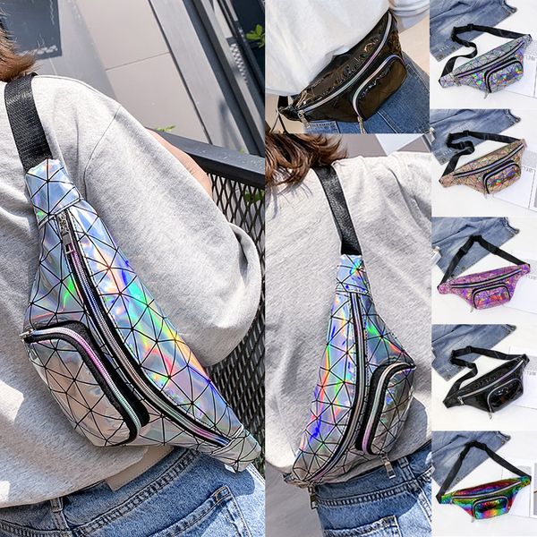 

fashion women waist fanny pack belt zip waist bag chest tote sport travel bag