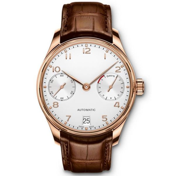 Novo relógio de marca masculino relógios automáticos pulseira de couro relógio de pulso masculino relógio mecânico com função de reserva de energia 054