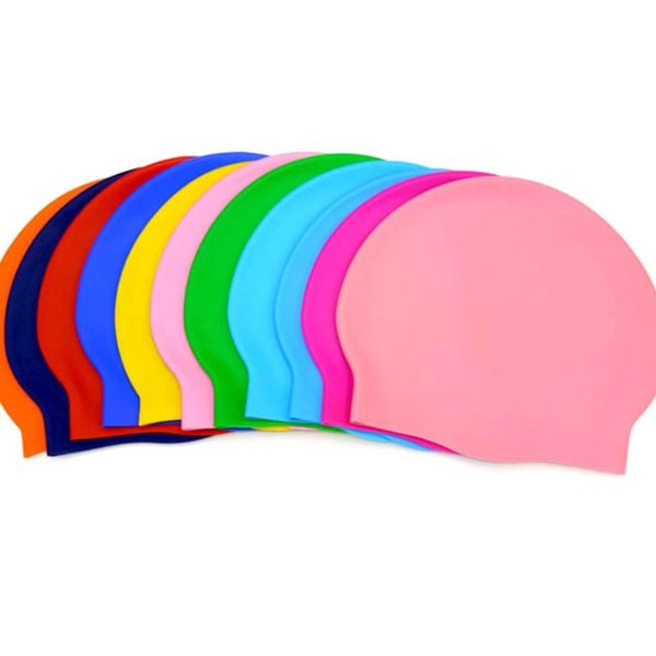 

silicone swimming cap pool custom logo swimming caps
