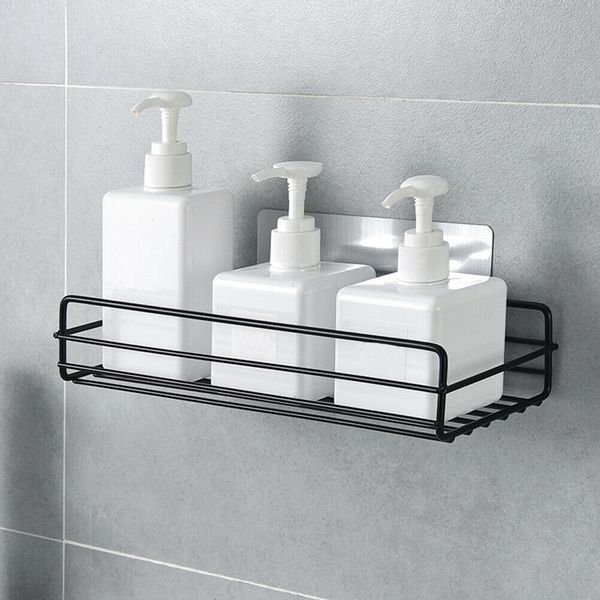 

kitchen bathroom shower caddy shelf wall mount corner organizer storage rack aia99