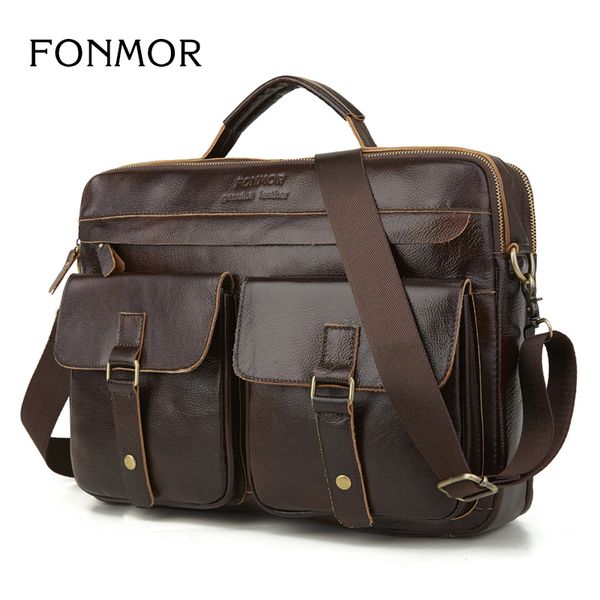 

oil waxy leather silt pocket bag men fashion retro business shoulder messenger bags office handbag 2019 casual male briefcase