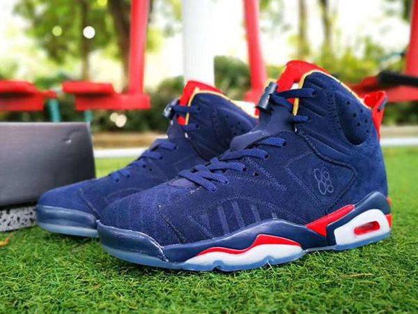 

2019 release authentic 6 db doernbecher 6s midnight navy varsity red metallic gold white men retre basketball shoes
