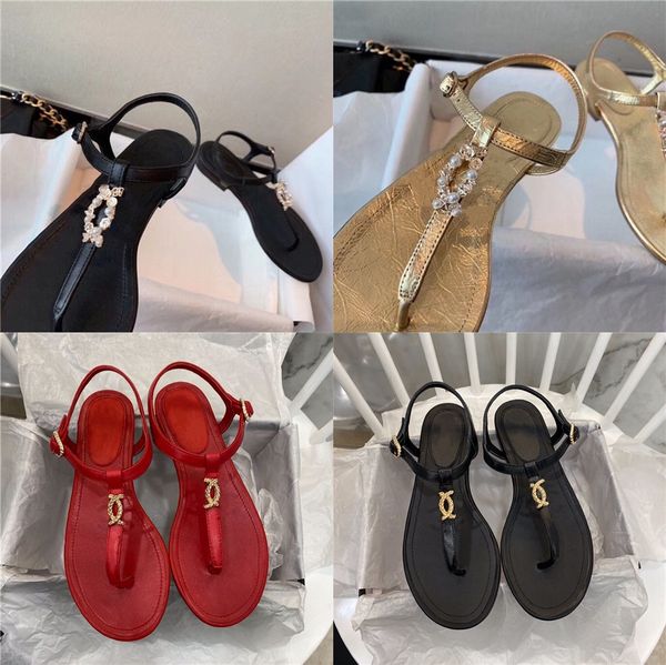 

wholesale size 35-42 new women sandal flat heel sandalias femininas summer casual single shoes woman soft bottom slippers sandals#787, Black
