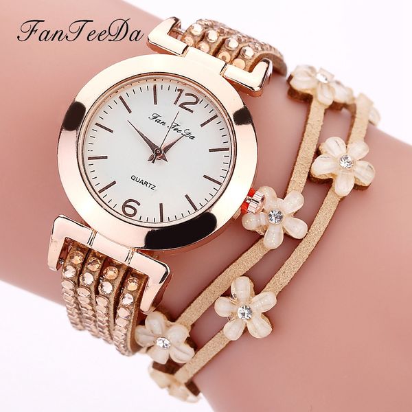 

fashion women watch leather bracelet watch female clock hand made butterfly flower quartz wrist watches ladies #b, Slivery;brown