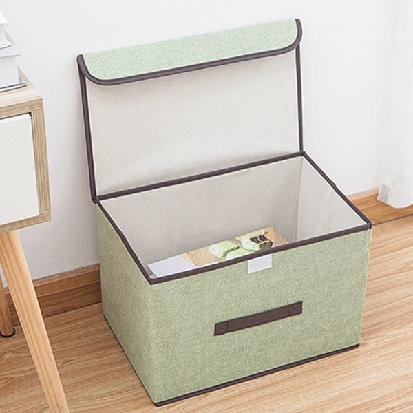 

clothes storage box with cap clothes socks toy snacks sundries cosmetics household clothes storage box bins/organizer