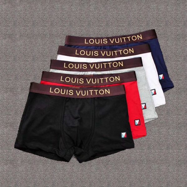 

мужчины моды боксеры 2020 горячие продажа brand письмо печатается с рисунком мужские трусы men casual боксеры 5 цветов mens нижнее белье, Black;white