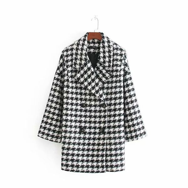

cc88-9379 european and american fashion plover coat, Black;brown