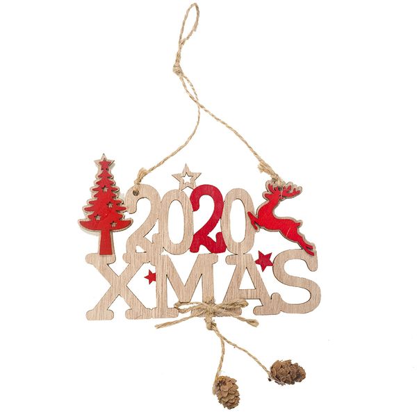 

numeral board props hanging ornament party portable accessories festival with rope home tree wooden gift christmas decorations