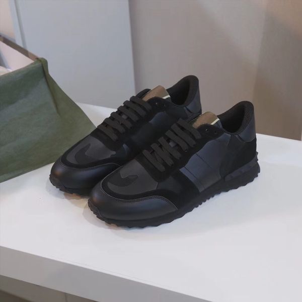 stylish black trainers