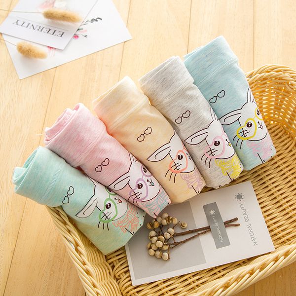 

5pcs/lot kids boxers baby girls underwear children panties young girl cute cartoon underpants cotton teenager briefs clothing, Camo