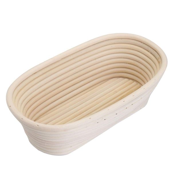 

2pcs 25cm/10 inch bread basket rattan proofing basket liner round oval fruit tray dough food storage container storage baskets