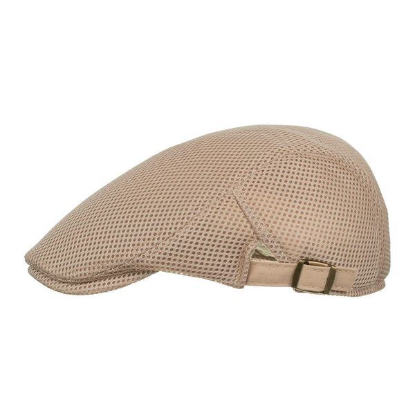 

man hat solid color newsboy baker boy flat cap mens breathable master hat 2019 spring autumn new plus fashion simplicity, Blue;gray