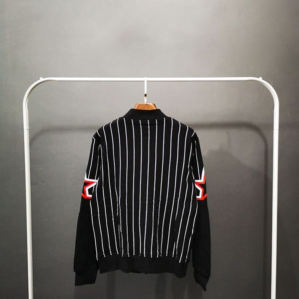 

2019 мужские куртки hoodie конструктора высокого качества печати star sweashirt толстовка мужчины женщины длинные рукава jaket черный, Black