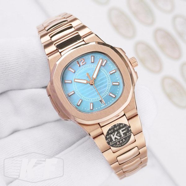 

rose gold fashion womens luxury ladies designer bracelets quartz movement nautilus aquanaut 5167 kf watches watch wristwatches, Slivery;brown