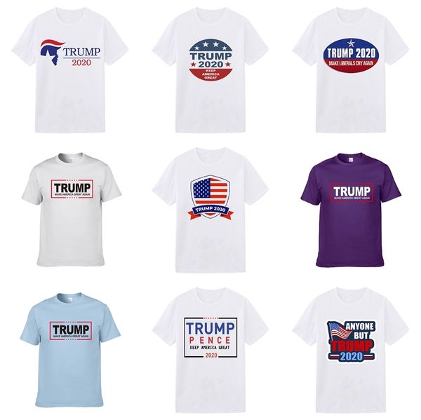 

wholesale tiger head leisure fashion handsome r trump t-shirt men's trump t-shirt women's trump t-shirt men's clothes short s, White;black
