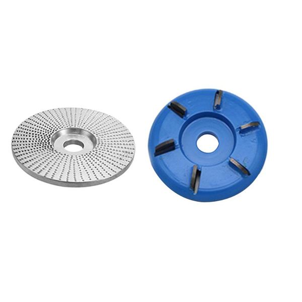 

2pcs / комплект древесины шлифовального круга shaping шесть зуба милинг cutter 16 мм диафрагма деревообрабатывающий инструмент угловая шлифм