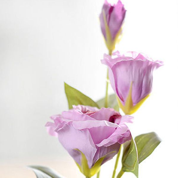 

70 см белый розовый фиолетовый букет свадебные шелковые цветы высокого моделирования домашнего декора