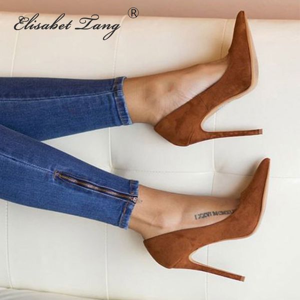 

elisabettang women's shoes high heels zapatos de mujer casual ladies shoes stiletto pumps chaussures femme sapato feminino, Black