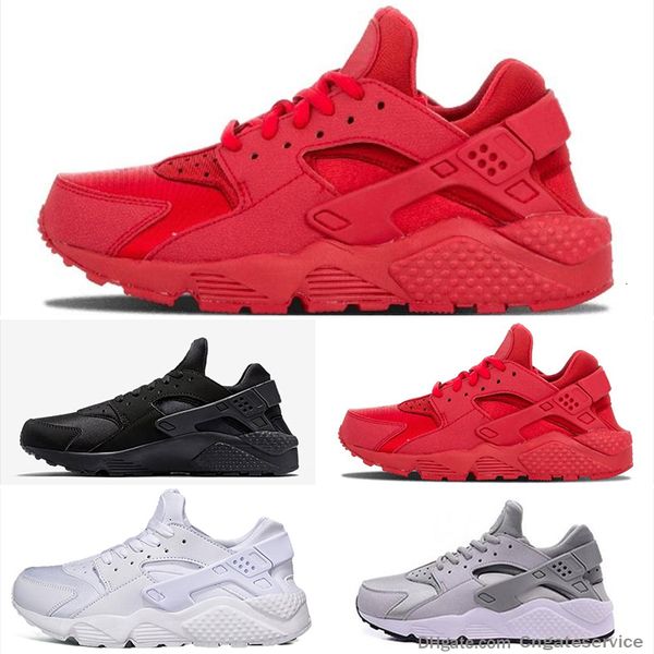 

classic huarache running shoes for men women black gold triple sneakers huarach 1 athletic trainers huraches sport shoes 36-45