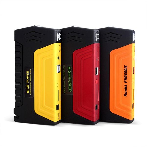 

12v micro car starter portable car jump starter power bank led light auto charger emergency start