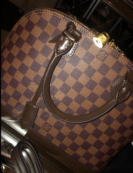 

new груза падения alma стиль damier pm с ремешком elbow crossbody сумка для женщин хорошей цене, Blue;gray