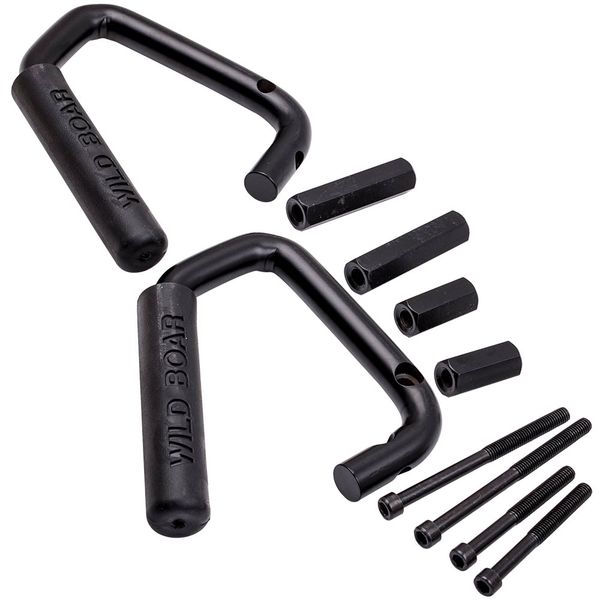 

2x front grab handle bars for wrangler jk limited & unlimited 2 and 4 door
