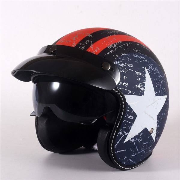 

motorcycle helmets electric bicycle helmet open face dark lens with sun brim men women summer scooter motorbike moto bike helmet
