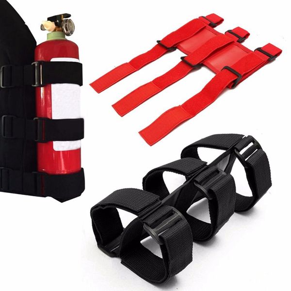 

car interior safety nylon straps car roll bar fire-extinguisher fixed holder bracket belt straps for -wrangler