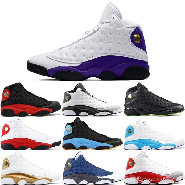 

новые прибытие лейкерс rivals 13 13s мужчины баскетбол обувь аллен пшеничный unc инфракрасная 23 hyper royal бред история летные спорта крос