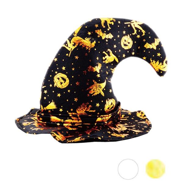 

witch hats masquerade ribbon wizard hat kids cosplay costume party props accessories halloween fancy dress decor 918