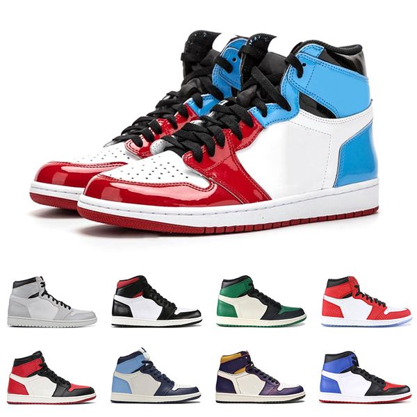 

with men basketball shoes 1s high fearless unc obsidian phantom bred toe court purple 1 mens fashion athletic sports sneakers