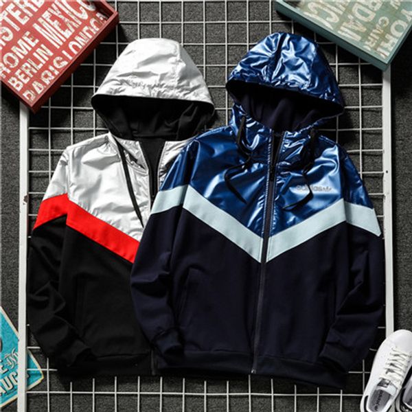 

2020 new spring autumn mens womens designerjackets windbreaker zipper coat casual brandjackets outerwear active running jacket 20030405d, Blue;black