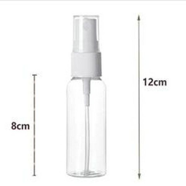 

60ml empty spray bottle plastic clear bottles portable travel perfume containers makeup pp/pet refillable plastic bottle for cosmetic