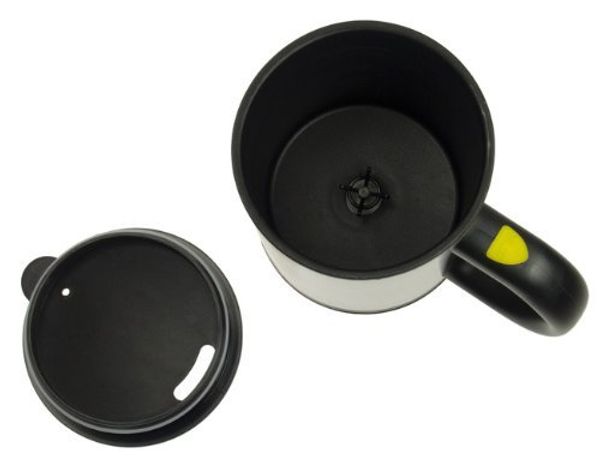 

locomolife self stirring mug office coffee tea cup mix mixing stir gag gift