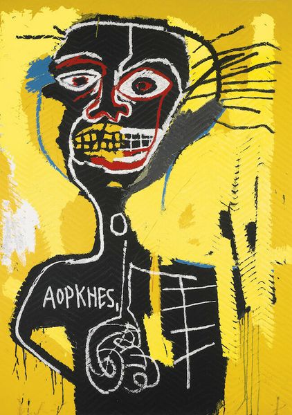 

jean michel basquiat oil painting on canvas graffiti art cabeza wall art home decor large picture 190921